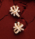 Silver Double Chain | Brass & 18K Gold Plated | Loop Earrings
