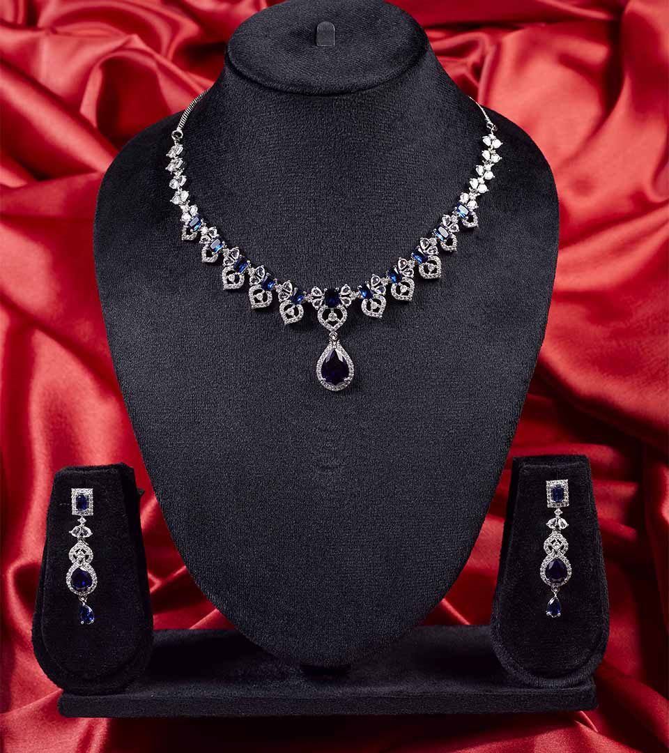 Crystal Vine Necklace Set