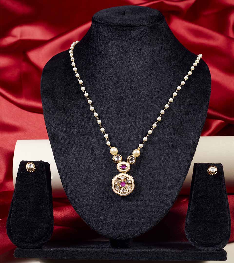 Red Vine Dangle Jewellery Set