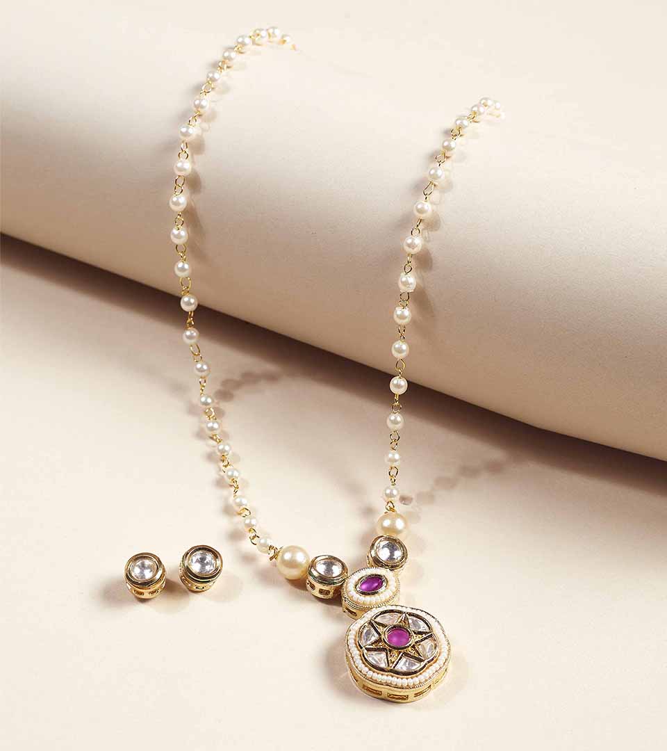 Red Vine Dangle Jewellery Set