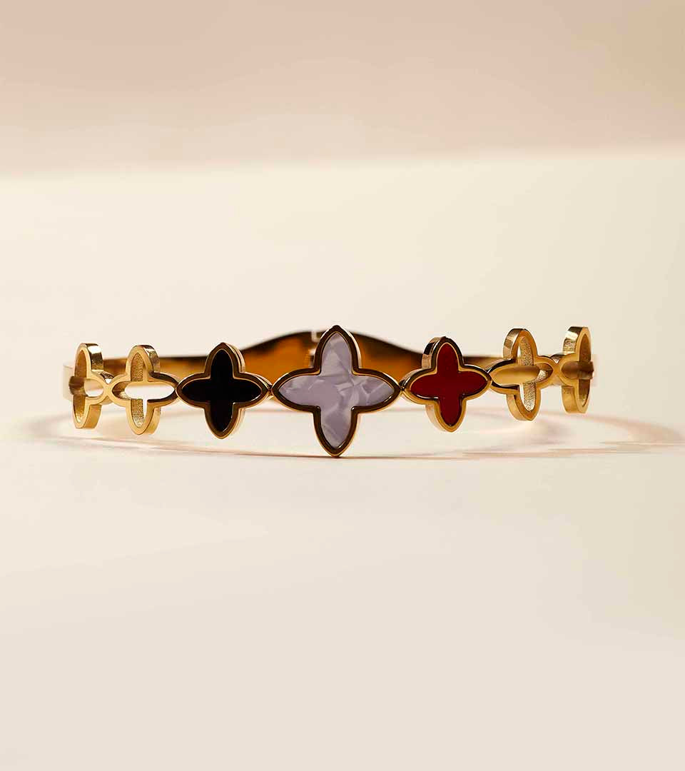 Multicolour Star Motif Bangle