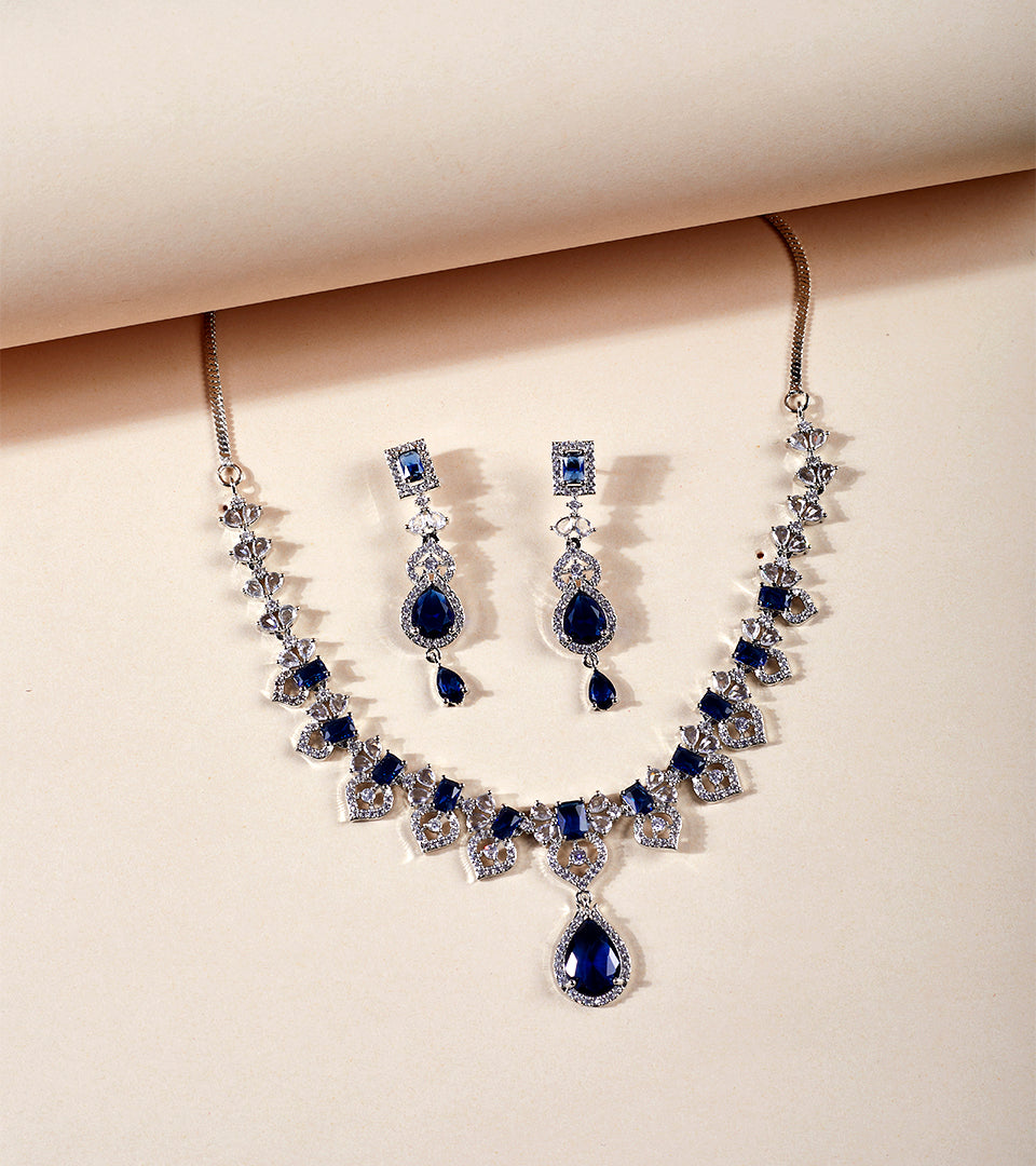 Crystal Vine Necklace Set