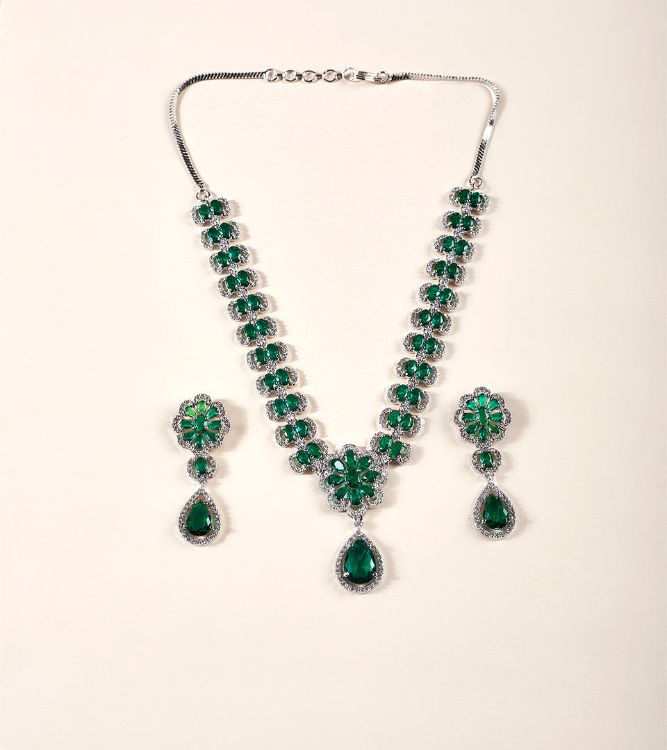 Turquoise Beaded Tassel Set